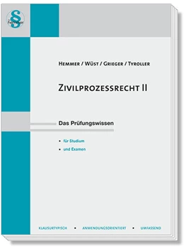 Abbildung von Grieger / Hemmer | Zivilprozessrecht II | 13. Auflage | 2020 | beck-shop.de