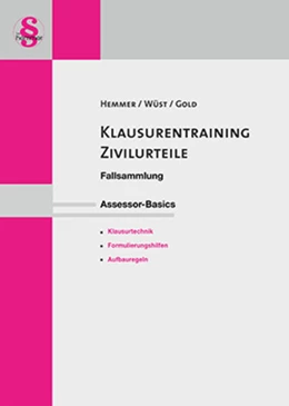 Abbildung von Hemmer / Wüst | Klausurentraining Zivilurteile | 19. Auflage | 2020 | beck-shop.de