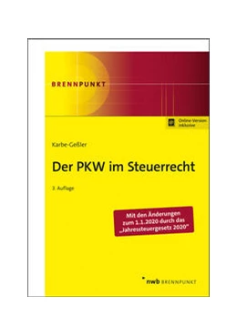 Abbildung von Karbe-Geßler | Der PKW im Steuerrecht | 3. Auflage | 2021 | beck-shop.de