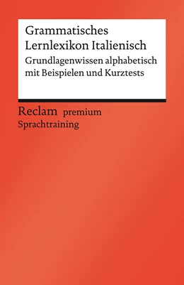 Abbildung von Vial | Grammatisches Lernlexikon Italienisch | 1. Auflage | 2021 | beck-shop.de