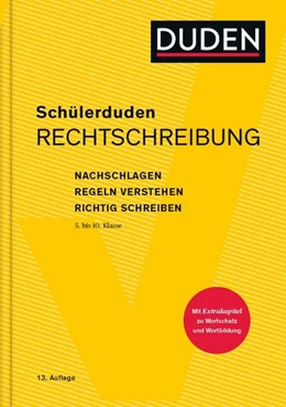 Abbildung von Dudenredaktion | Schülerduden Rechtschreibung (gebunden) | 13. Auflage | 2021 | beck-shop.de