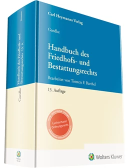 Abbildung von Gaedke | Handbuch des Friedhofs- und Bestattungsrechts | 13. Auflage | 2021 | beck-shop.de