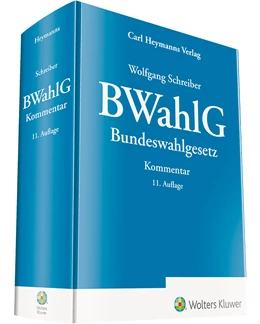 Abbildung von Schreiber | BWahlG - Kommentar | 11. Auflage | 2021 | beck-shop.de