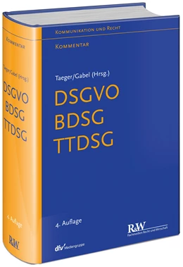 Abbildung von Taeger / Gabel (Hrsg.) | DSGVO - BDSG - TTDSG | 4. Auflage | 2022 | beck-shop.de