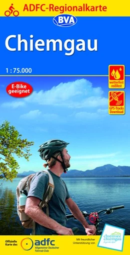 Abbildung von Allgemeiner Deutscher Fahrrad-Club e.V. (ADFC) / BVA BikeMedia GmbH | ADFC-Regionalkarte Chiemgau 1:75.000, mit Tagestourenvorschlägen, reiß- und wetterfest, E-Bike-geeignet, GPS-Tracks Download | 5. Auflage | 2021 | beck-shop.de