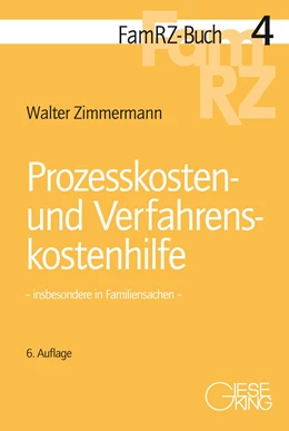 Abbildung von Zimmermann | Prozesskosten- und Verfahrenskostenhilfe | 6. Auflage | 2021 | 4 | beck-shop.de