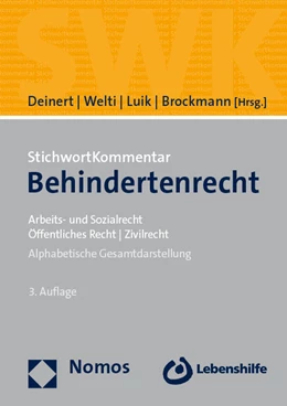 Abbildung von Deinert / Welti | StichwortKommentar Behindertenrecht | 3. Auflage | 2022 | beck-shop.de
