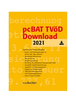 Abbildung von pcBAT TVöD Download | 1. Auflage | 2021 | beck-shop.de