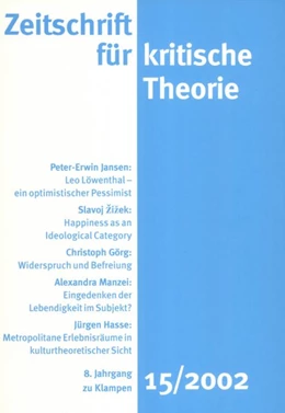 Abbildung von Schweppenhäuser / Bock | Zeitschrift für kritische Theorie / Zeitschrift für kritische Theorie, Heft 15 | 1. Auflage | 2020 | beck-shop.de