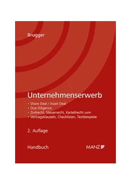 Abbildung von Brugger | Handbuch Unternehmenserwerb | 2. Auflage | 2020 | beck-shop.de