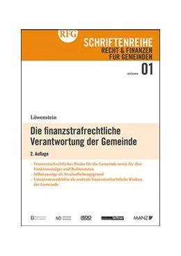 Abbildung von Löwenstein | Die finanzstrafrechtliche Verantwortung der Gemeinde 2.Auflage | 2. Auflage | 2020 | beck-shop.de