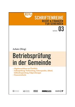 Abbildung von Achatz | Betriebsprüfung in der Gemeinde | 1. Auflage | 2020 | beck-shop.de