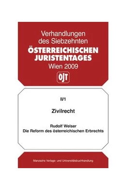 Abbildung von Welser | Zivilrecht Die Reform des österr. Erbrechts | 1. Auflage | 2009 | beck-shop.de