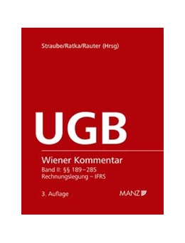 Abbildung von Straube / Ratka | Wiener Kommentar zum UGB Rechnungslegung, 3.Auflage | 3. Auflage | 2020 | beck-shop.de