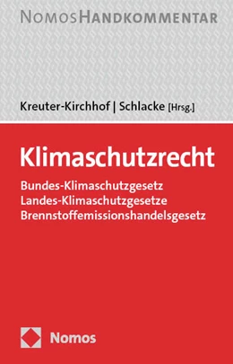 Abbildung von Kreuter-Kirchhof / Schlacke (Hrsg.) | Klimaschutzrecht | 1. Auflage | 2024 | beck-shop.de
