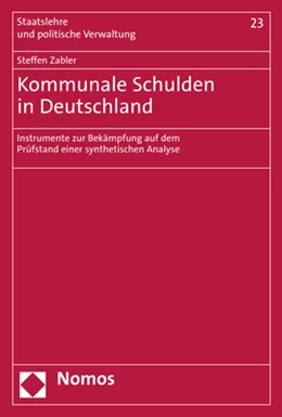 Abbildung von Zabler | Kommunale Schulden in Deutschland | 1. Auflage | 2021 | 23 | beck-shop.de