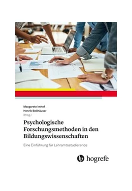 Abbildung von Imhof / Bellhäuser | Psychologische Forschungsmethoden in den Bildungswissenschaften | 1. Auflage | 2021 | beck-shop.de