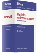 Abbildung von Fitting / Schmidt / Trebinger / Linsenmaier / Schelz | Betriebsverfassungsgesetz: BetrVG | 31. Auflage | 2022 | beck-shop.de