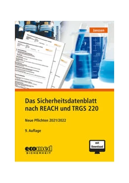 Abbildung von Janssen | Das Sicherheitsdatenblatt nach REACH und TRGS 220 | 9. Auflage | 2021 | beck-shop.de