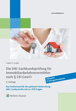 Abbildung von Grabis | Die IHK-Sachkundeprüfung für Immobiliardarlehnsvermittler nach § 34i GewO | 4. Auflage | 2020 | beck-shop.de