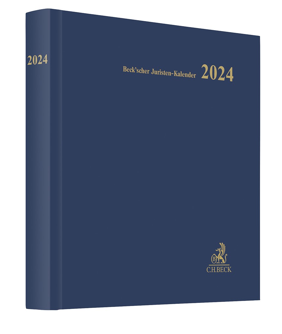 Beck'scher JuristenKalender 2024 1. Auflage 2023