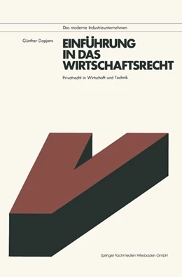Abbildung von Dopjans | Einführung in das Wirtschaftsrecht | 1. Auflage | 2013 | beck-shop.de