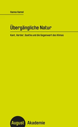 Abbildung von Hamel | Übergängliche Natur | 1. Auflage | 2021 | beck-shop.de