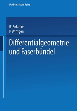 Abbildung von Sulanke / Wintgen | Differentialgeometrie und Faserbündel | 1. Auflage | 2019 | beck-shop.de