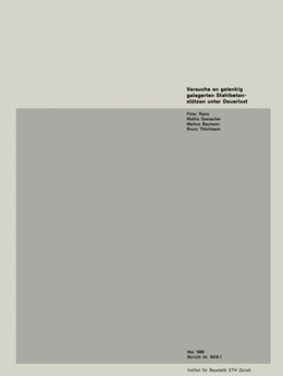 Abbildung von Ramu / Grenacher | Versuche an gelenkig gelagerten Stahlbetonstützen unter Dauerlast | 1. Auflage | 2019 | beck-shop.de