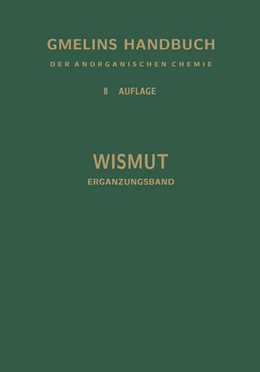 Abbildung von Lippert / Banse | Wismut | 8. Auflage | 2019 | beck-shop.de