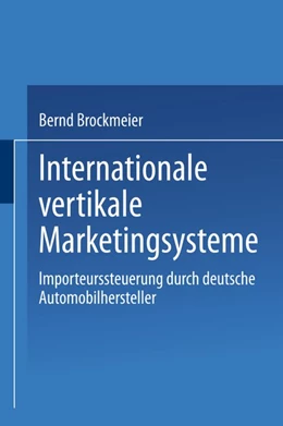 Abbildung von Brockmeier | Internationale vertikale Marketingsysteme | 1. Auflage | 2019 | beck-shop.de