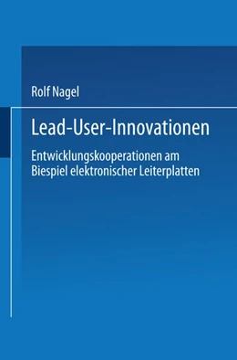 Abbildung von Nagel | Lead User Innovationen | 1. Auflage | 2019 | beck-shop.de