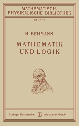Abbildung von Behmann | Mathematik und Logik | 1. Auflage | 2019 | beck-shop.de