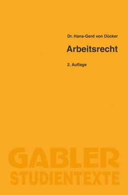 Abbildung von Dücker | Arbeitsrecht | 2. Auflage | 2013 | beck-shop.de