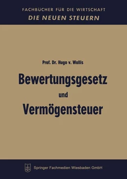 Abbildung von Wallis | Bewertungsgesetz und Vermögensteuer | 5. Auflage | 2019 | beck-shop.de