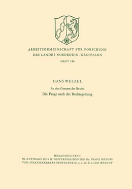 Abbildung von Welzel | An den Grenzen des Rechts | 1. Auflage | 2013 | beck-shop.de