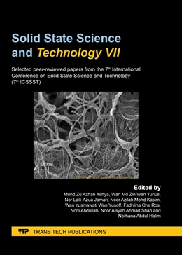 Abbildung von Yahya / Wan Yunus | Solid State Science and Technology VII | 1. Auflage | 2021 | beck-shop.de