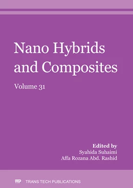 Abbildung von Suhaimi / Rashid | Nano Hybrids and Composites Vol. 31 | 1. Auflage | 2021 | beck-shop.de