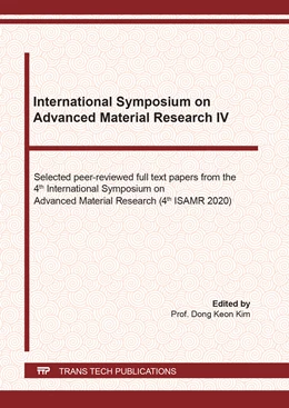 Abbildung von Kim | International Symposium on Advanced Material Research IV | 1. Auflage | 2021 | beck-shop.de