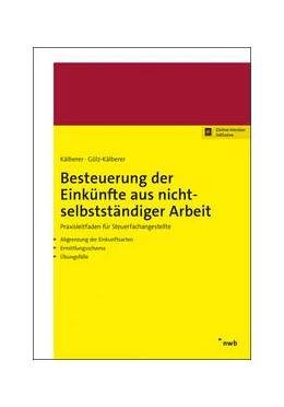 Abbildung von Kälberer / Gölz-Kälberer | Besteuerung der Einkünfte aus nichtselbstständiger Arbeit | 1. Auflage | 2021 | beck-shop.de