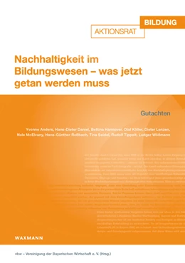 Abbildung von vbw - Vereinigung der Bayerischen Wirtschaft e. V. | Nachhaltigkeit im Bildungswesen - was jetzt getan werden muss | 1. Auflage | 2021 | beck-shop.de