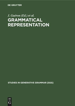 Abbildung von Guéron / Obenauer | Grammatical Representation | 1. Auflage | 2020 | beck-shop.de