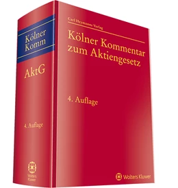 Abbildung von Noack / Zetzsche | Kölner Kommentar zum Aktiengesetz: Kölner Komm AktG | 4. Auflage | 2020 | beck-shop.de