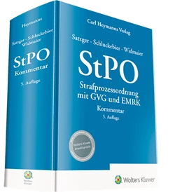 Abbildung von Satzger / Schluckebier | StPO | 5. Auflage | 2022 | beck-shop.de