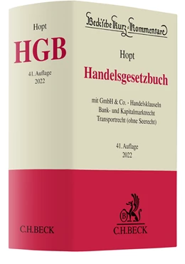 Abbildung von Hopt (vormals Baumbach / Hopt) | Handelsgesetzbuch: HGB | 41. Auflage | 2022 | Band 9 | beck-shop.de