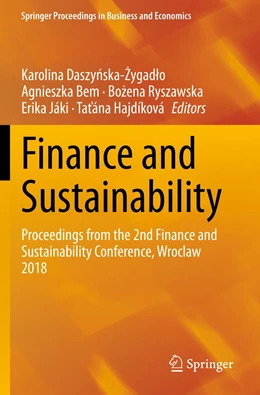 Abbildung von Daszynska-Zygadlo / Bem | Finance and Sustainability | 1. Auflage | 2021 | beck-shop.de