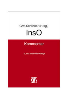 Abbildung von Graf-Schlicker | InsO | 6. Auflage | 2021 | beck-shop.de