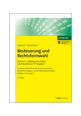 Abbildung von König / Maßbaum | Besteuerung und Rechtsformwahl | 8. Auflage | 2021 | beck-shop.de