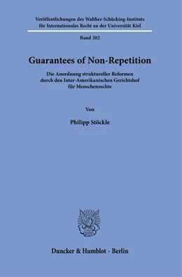 Abbildung von Stöckle | Guarantees of Non-Repetition. | 1. Auflage | 2021 | beck-shop.de
