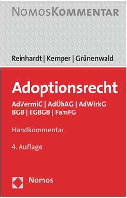 Abbildung von Reinhardt / Kemper | Adoptionsrecht | 4. Auflage | 2021 | beck-shop.de